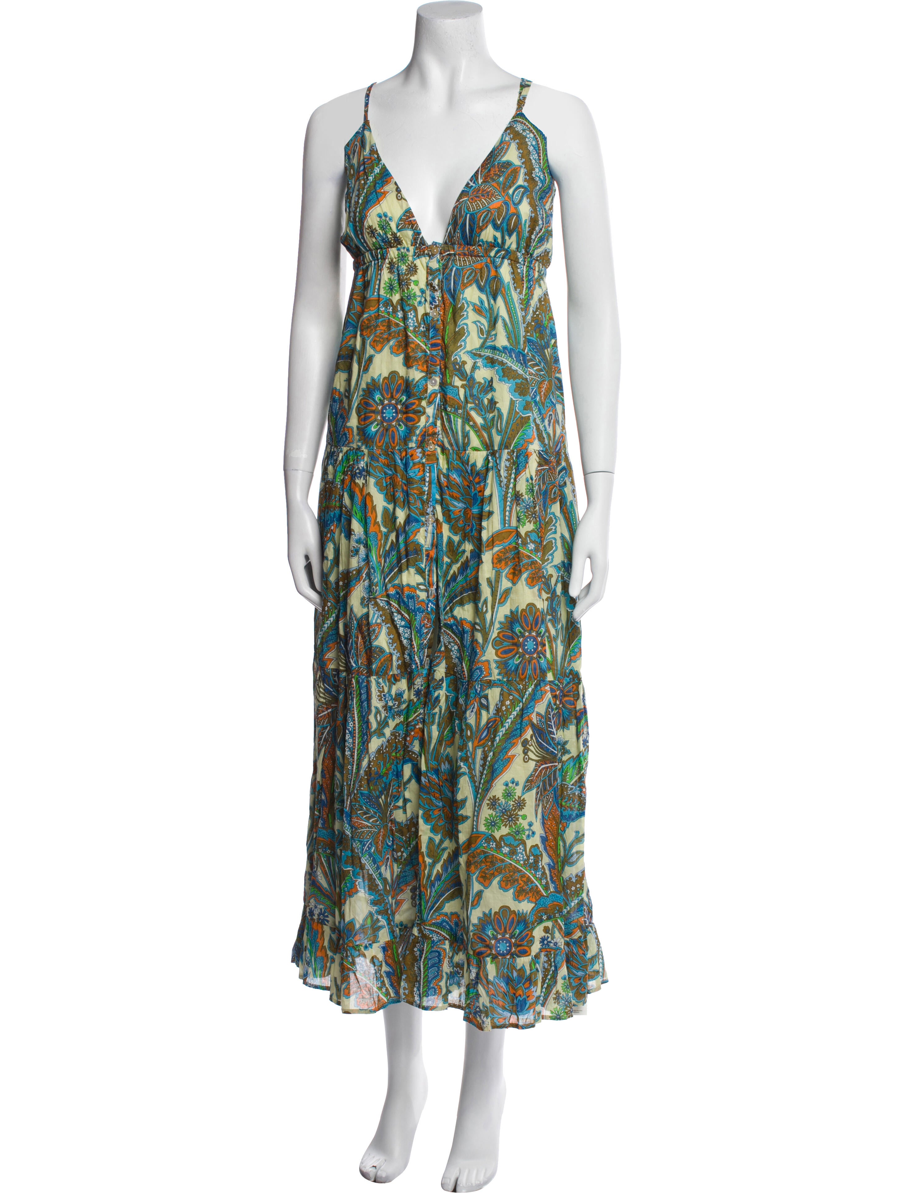 House of Harlow 1960 Printed Long Dress