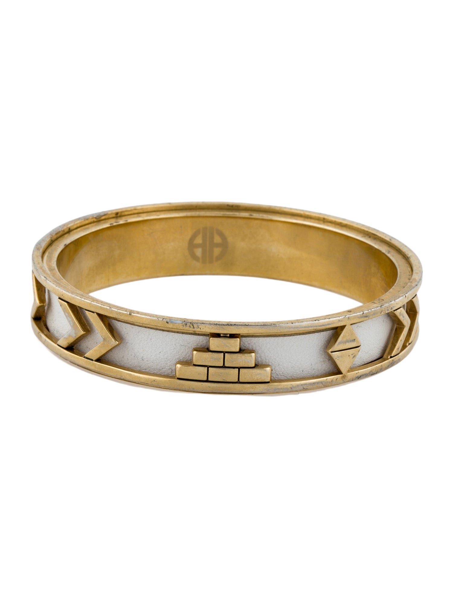 House of Harlow 1960 Leather Bangle Bracelet