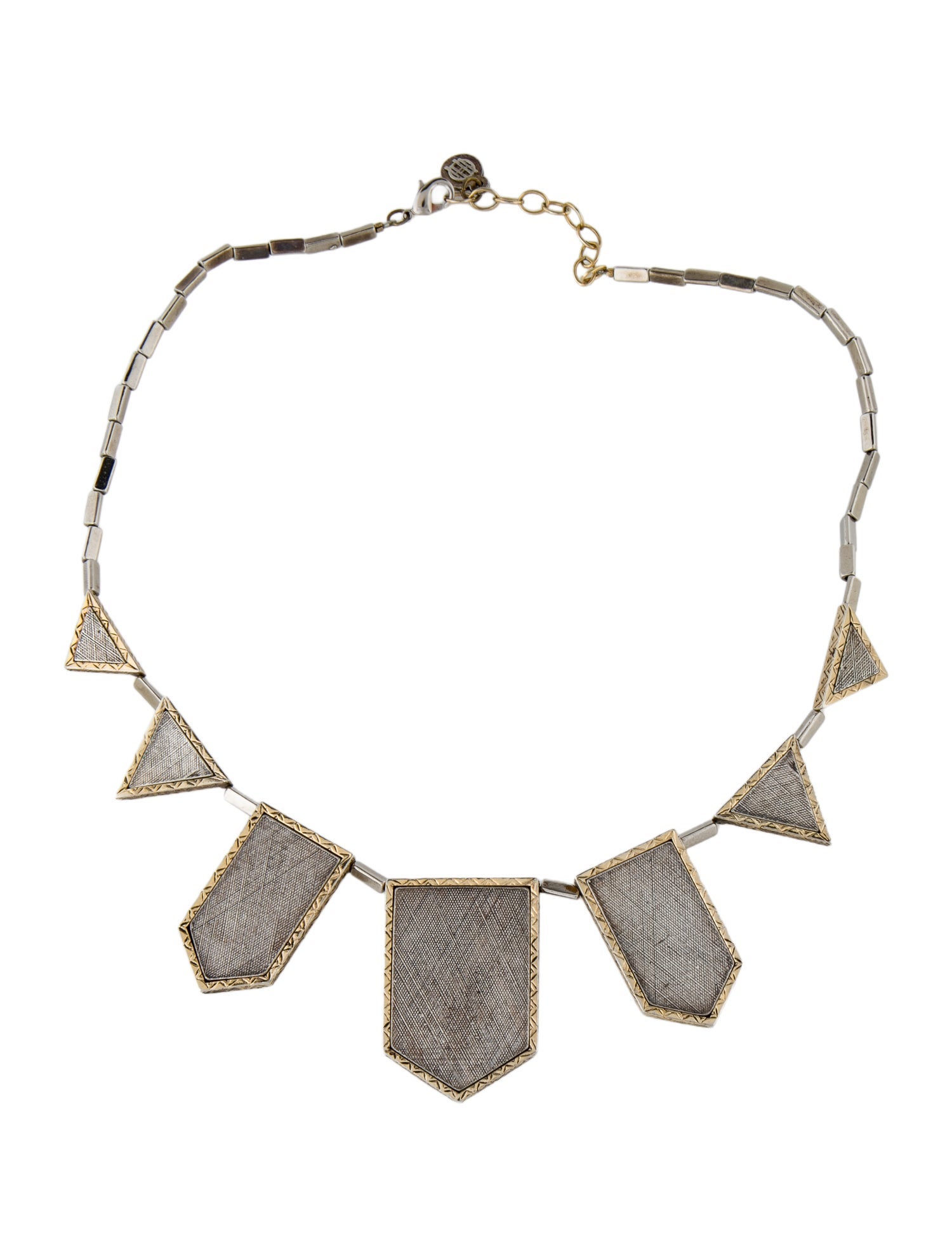 House of Harlow 1960 Two-Tone Collar Necklace