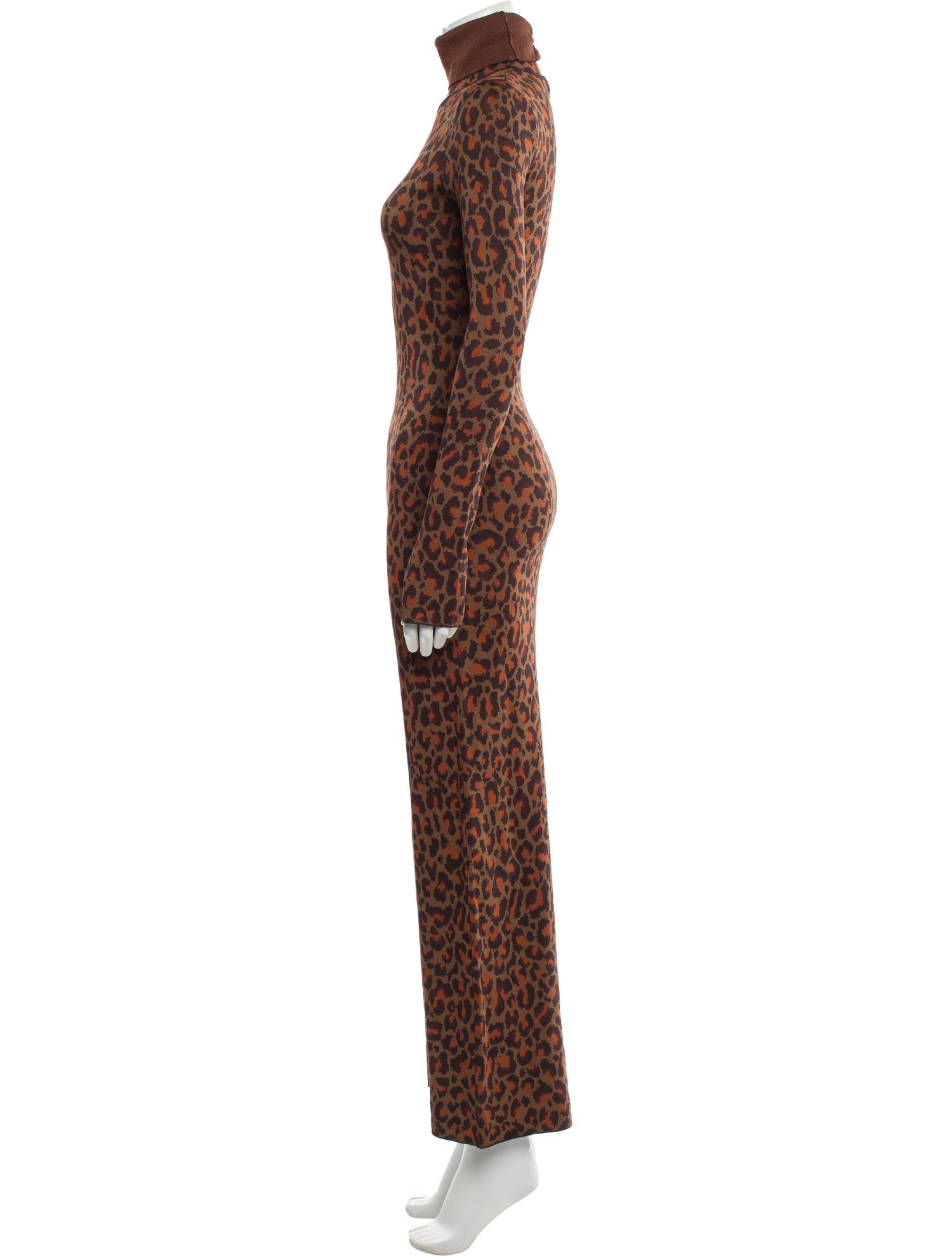 House of Harlow 1960 Animal Print Long Dress