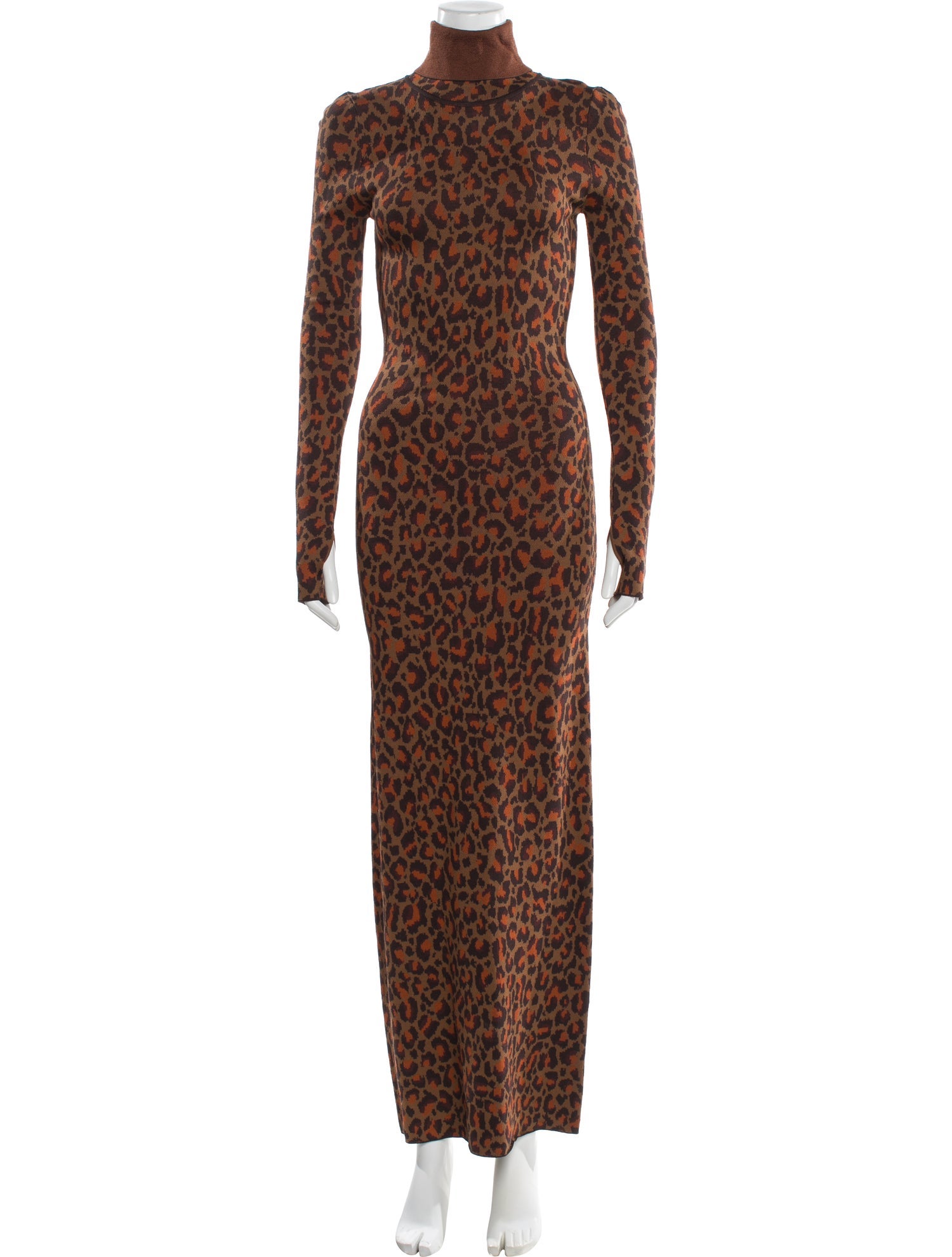 House of Harlow 1960 Animal Print Long Dress