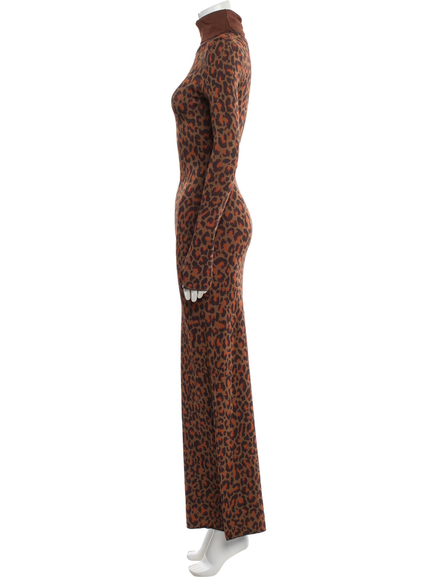 House of Harlow 1960 Animal Print Long Dress