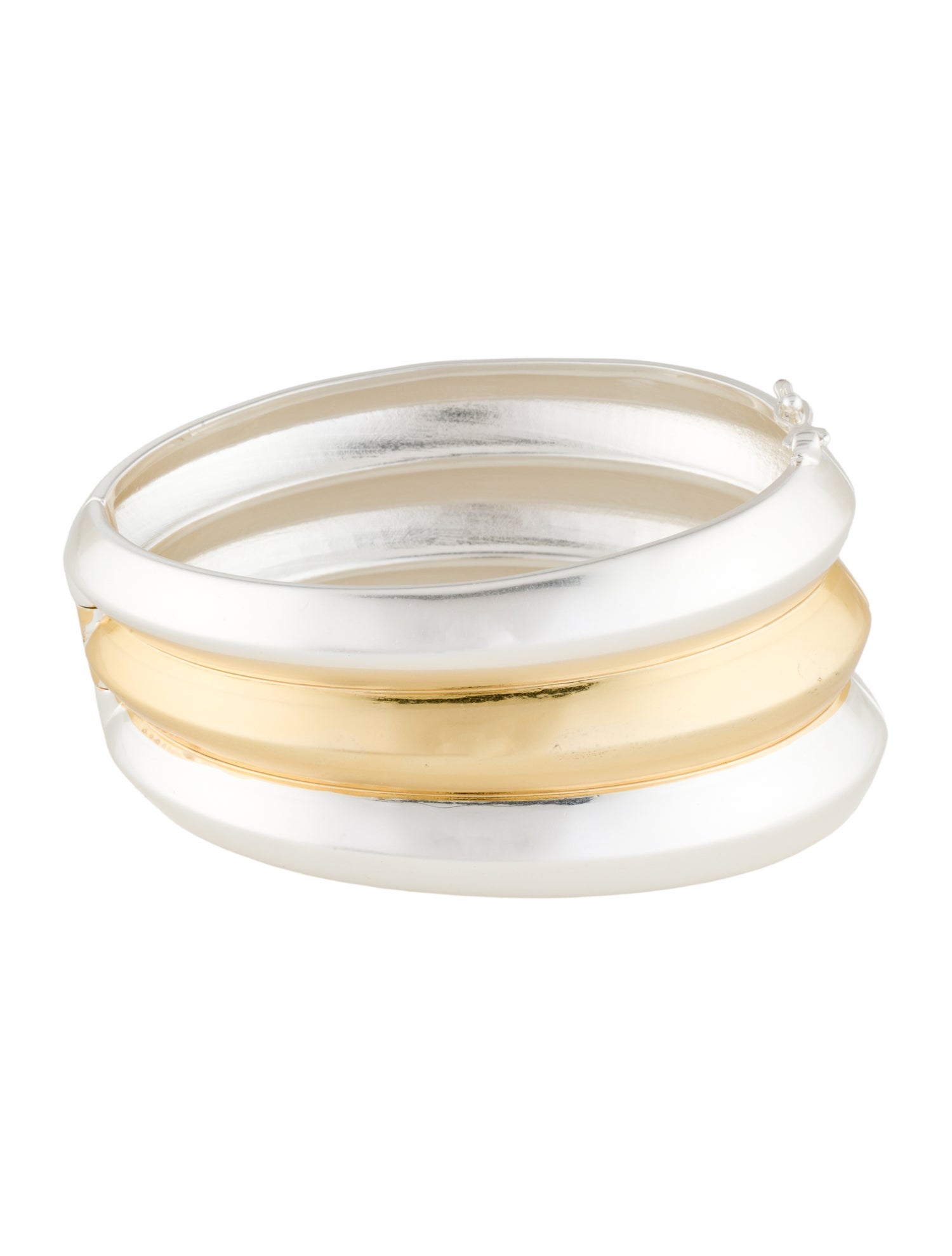 House of Harlow 1960 Two-Tone Kerchief Cuff Bracelet