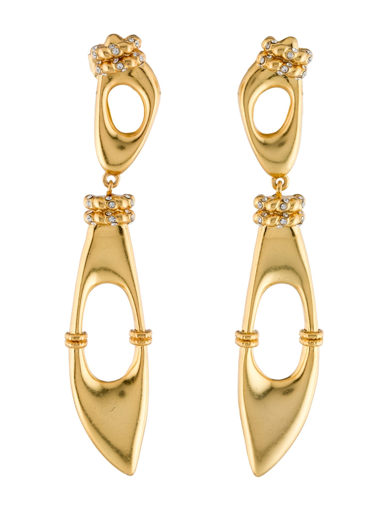 House of Harlow 1960 Crystal Donyale Drop Earrings