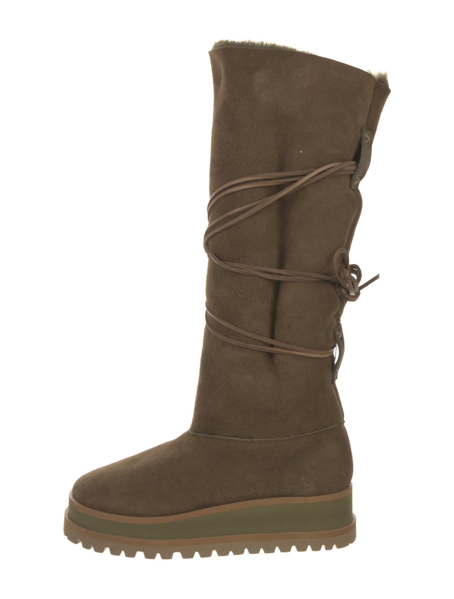 Hazy Suede Lace-Up Boots