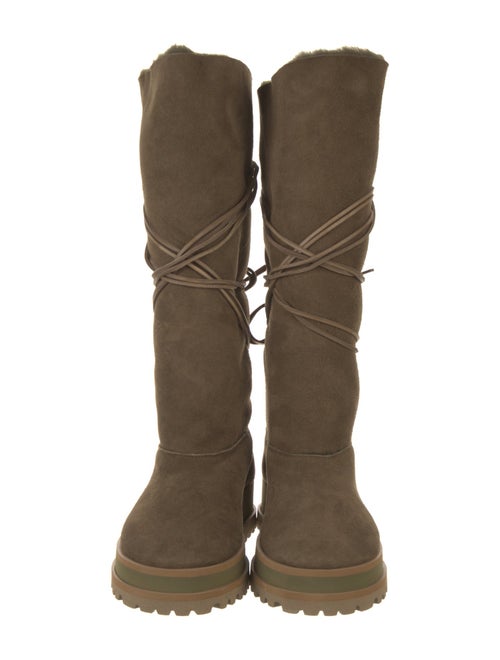 Hazy Suede Lace-Up Boots