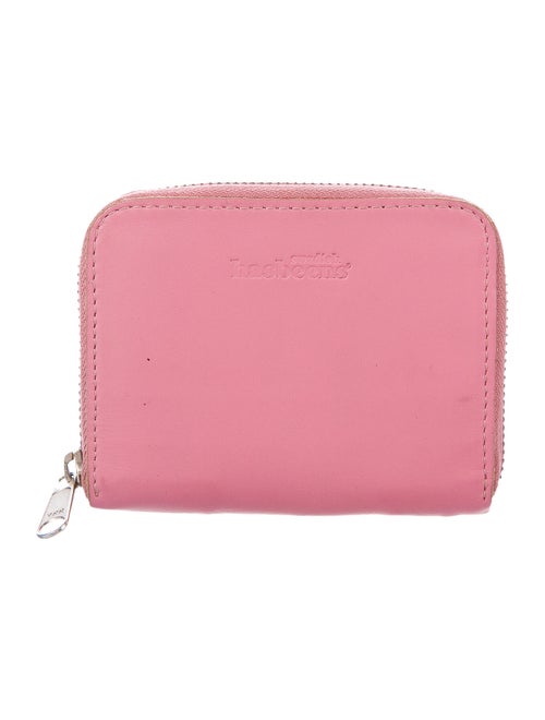 Swedish Hasbeens Leather Compact Wallet Pink