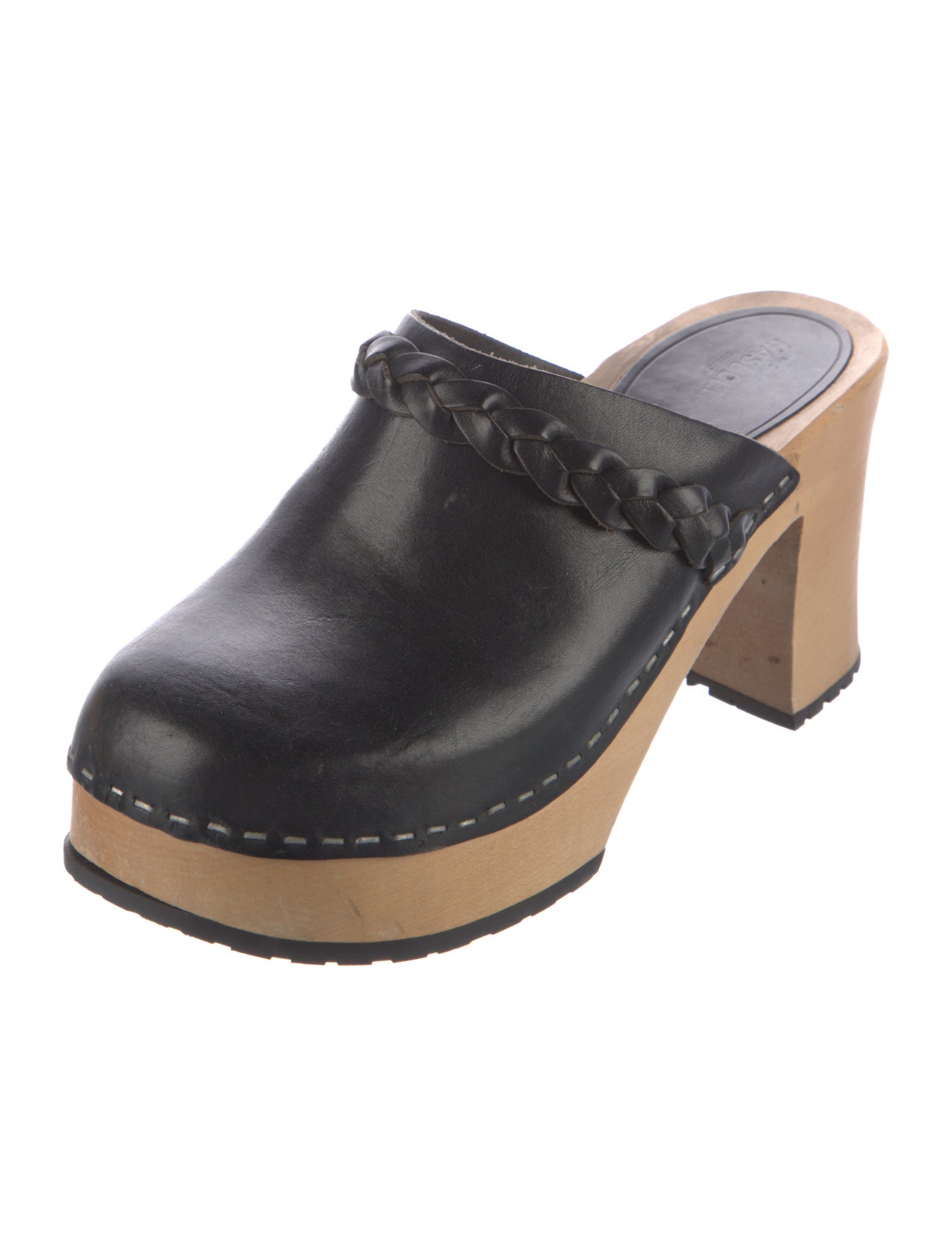 Swedish Hasbeens Leather Mules