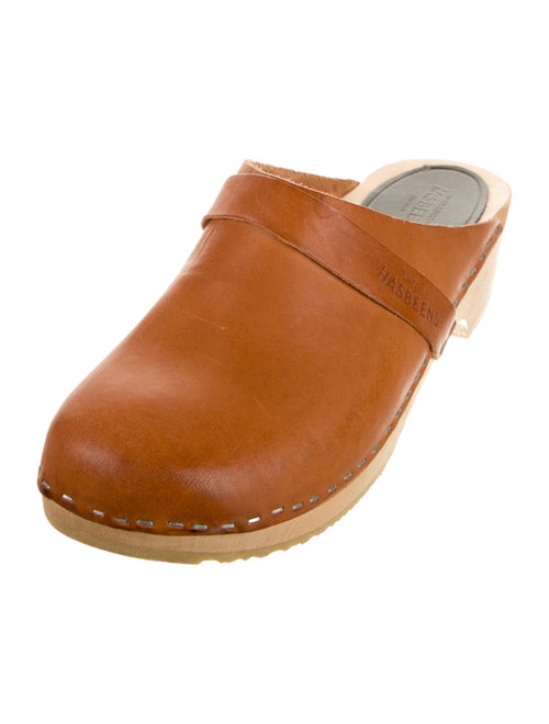 Swedish Hasbeens Leather Mules