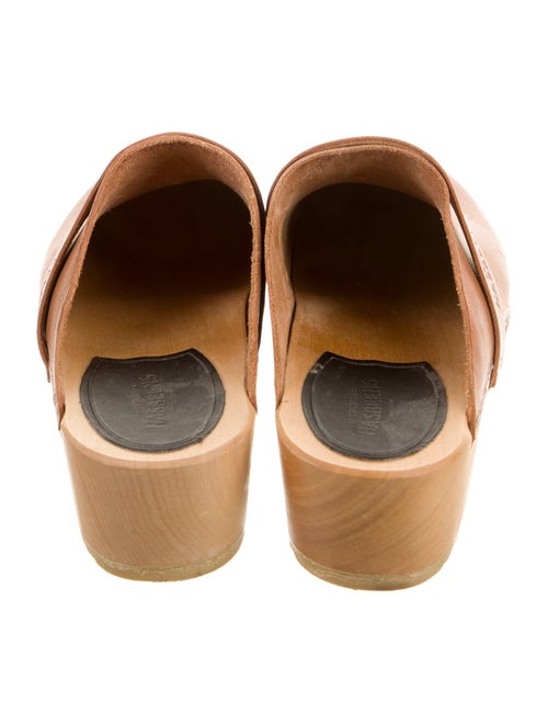 Swedish Hasbeens Leather Mules