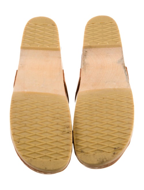 Swedish Hasbeens Leather Mules
