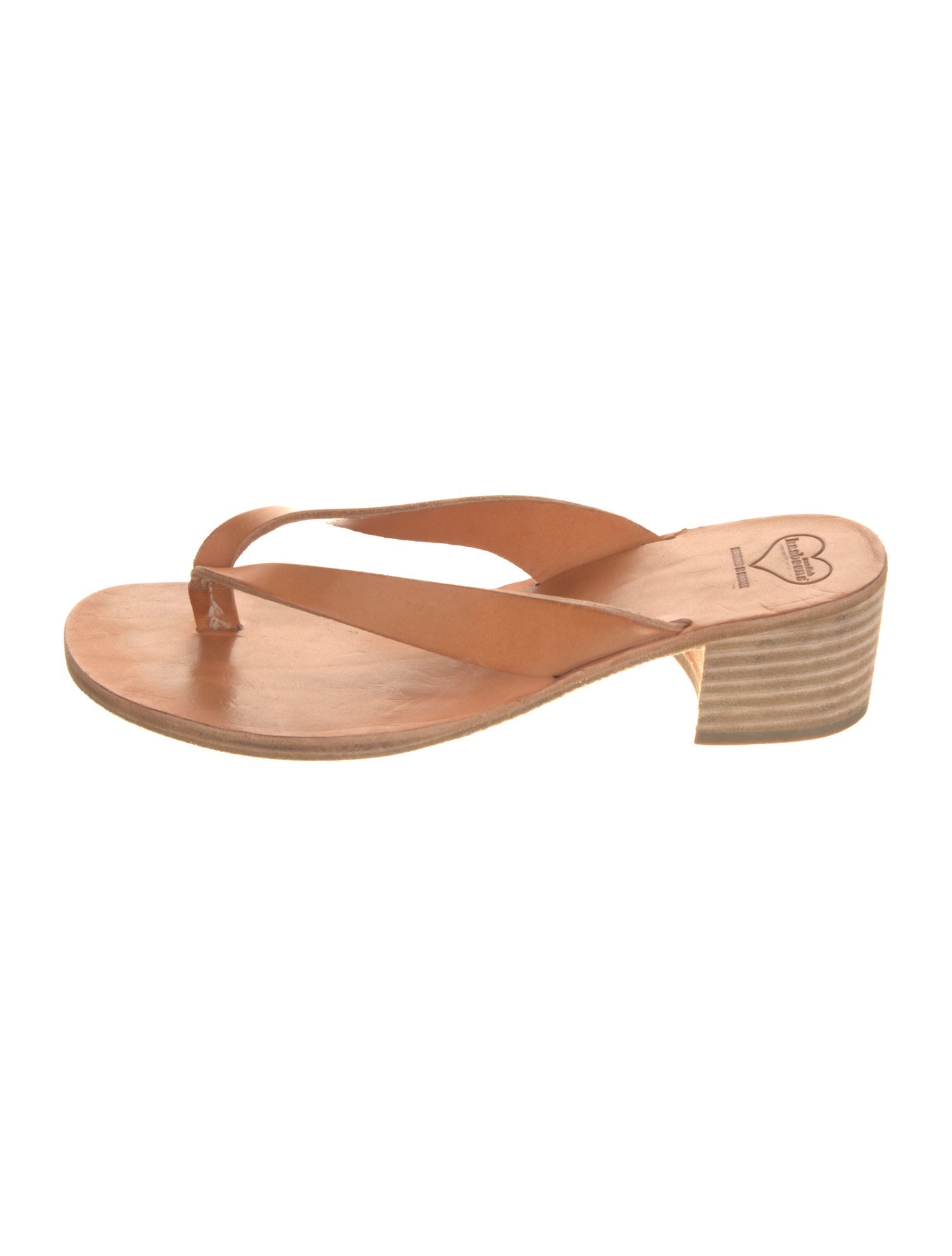 Swedish Hasbeens Leather Slides