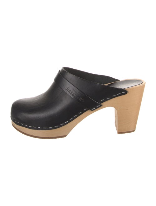 Swedish Hasbeens Leather Mules