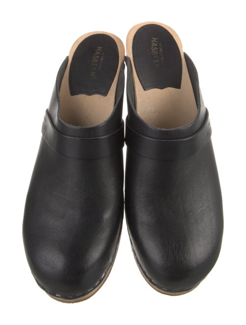 Swedish Hasbeens Leather Mules