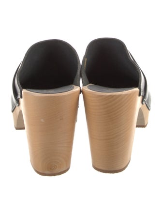 Swedish Hasbeens Leather Mules