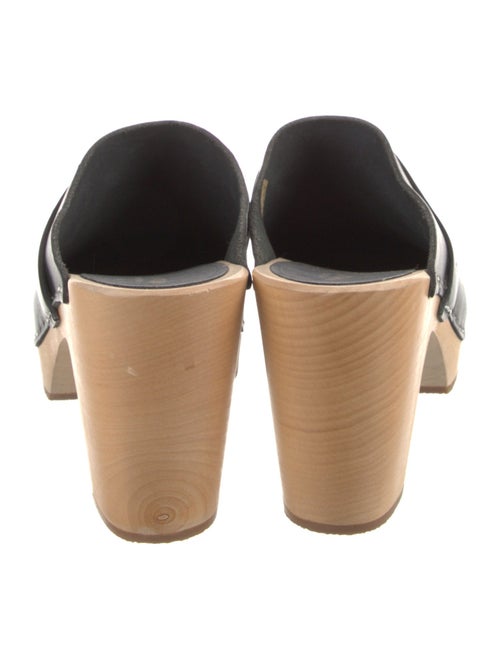 Swedish Hasbeens Leather Mules