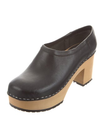 Swedish Hasbeens Leather Mules