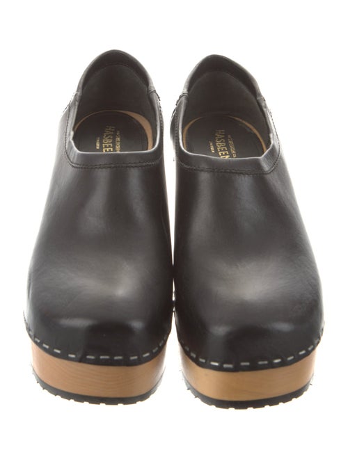 Swedish Hasbeens Leather Mules