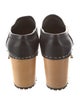 Swedish Hasbeens Leather Mules