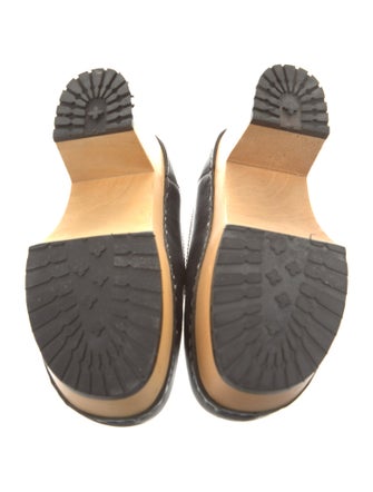 Swedish Hasbeens Leather Mules