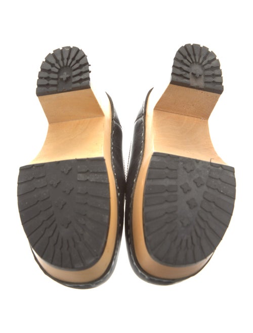 Swedish Hasbeens Leather Mules