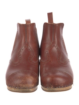 Swedish Hasbeens Leather Chelsea Boots