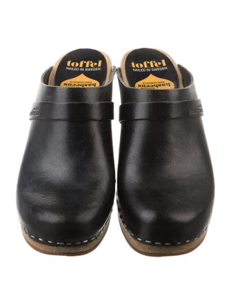 Swedish Hasbeens Leather Mules