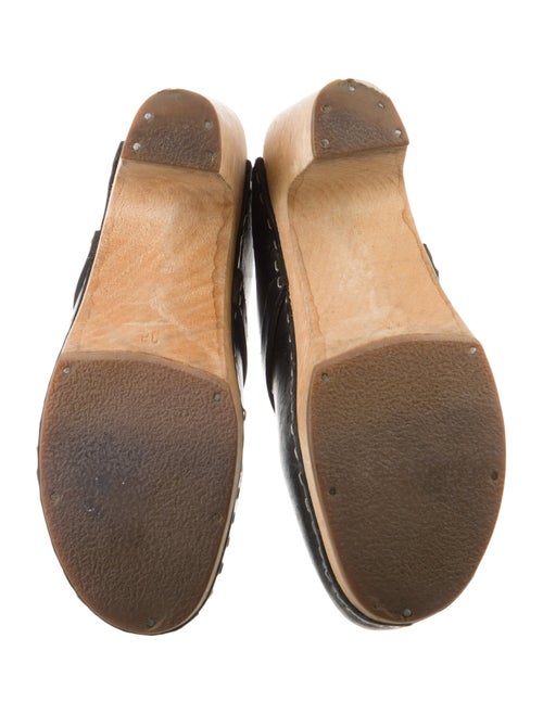Swedish Hasbeens Leather Mules