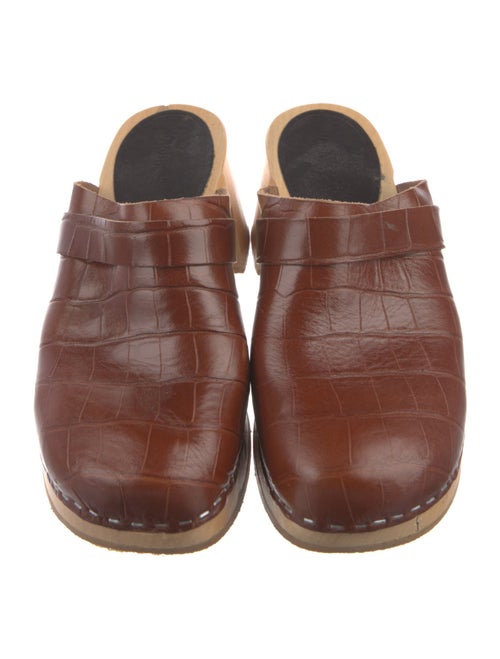 Swedish Hasbeens Leather Mules