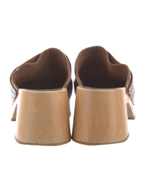 Swedish Hasbeens Leather Mules