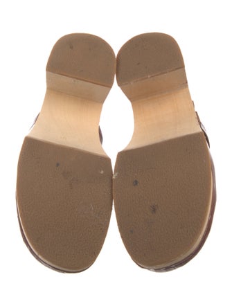 Swedish Hasbeens Leather Mules