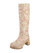 Swedish Hasbeens Floral Print Boots