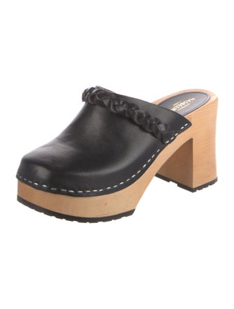 Swedish Hasbeens Leather Mules