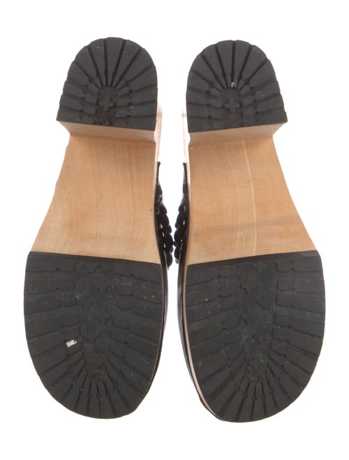 Swedish Hasbeens Leather Mules