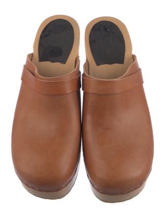 Swedish Hasbeens Leather Mules