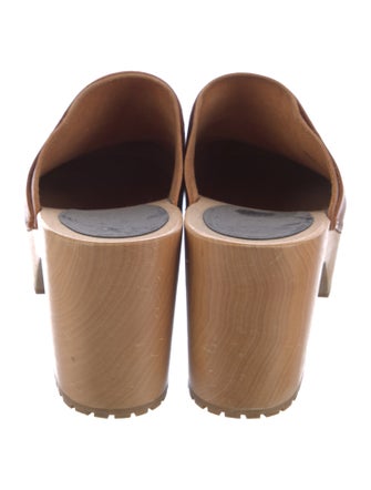 Swedish Hasbeens Leather Mules