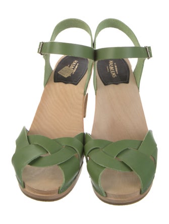 Swedish Hasbeens Leather Sandals