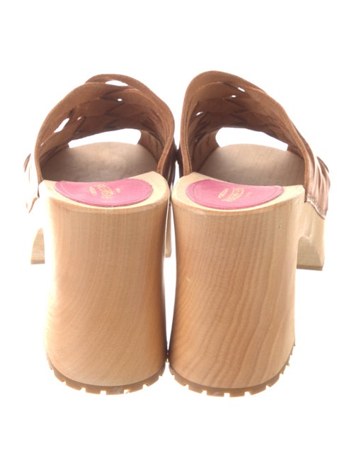 Swedish Hasbeens Leather Slides