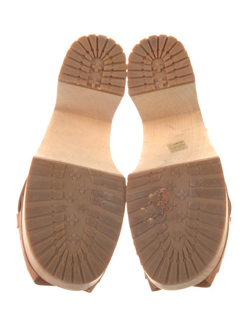 Swedish Hasbeens Leather Slides