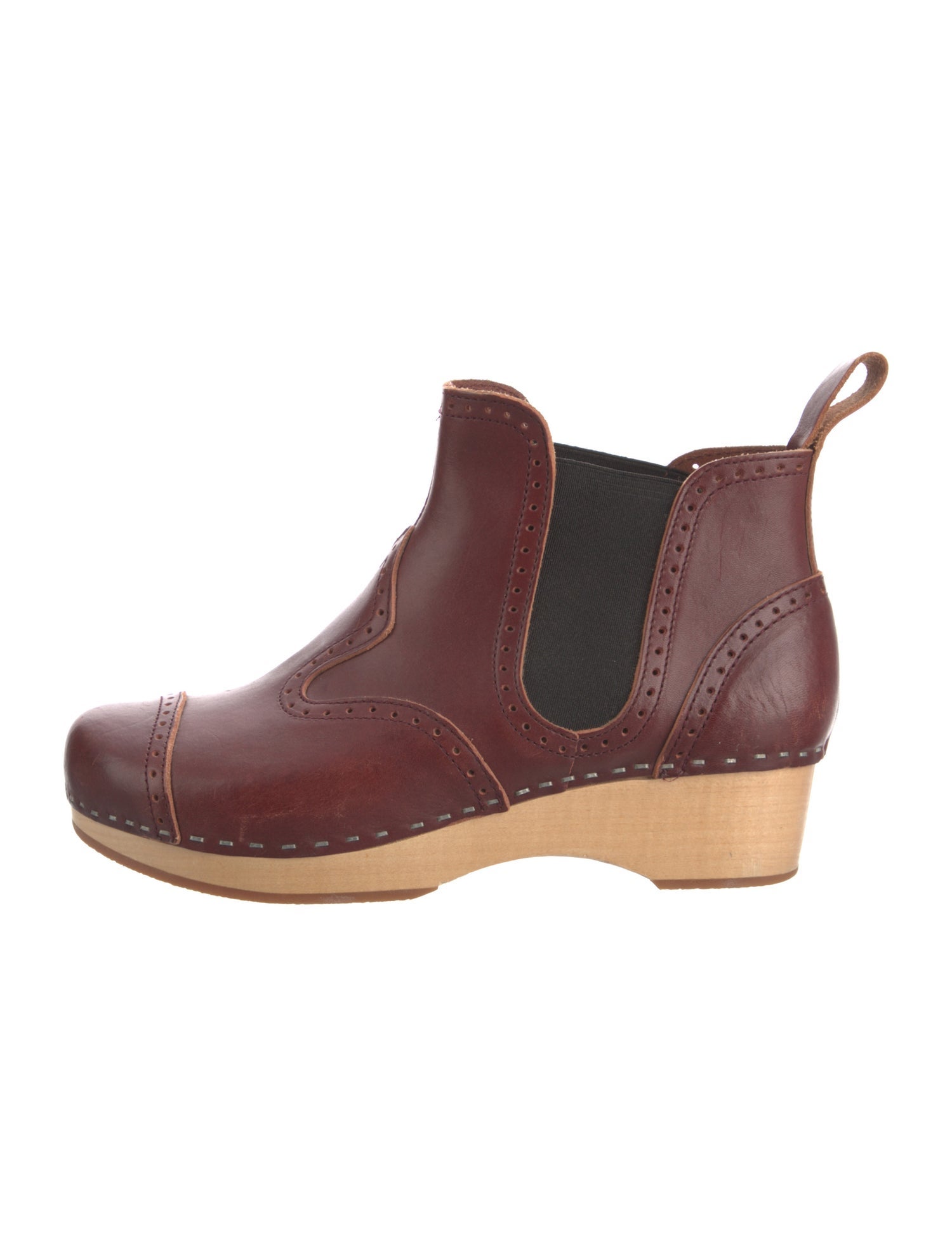 Swedish Hasbeens Leather Chelsea Boots