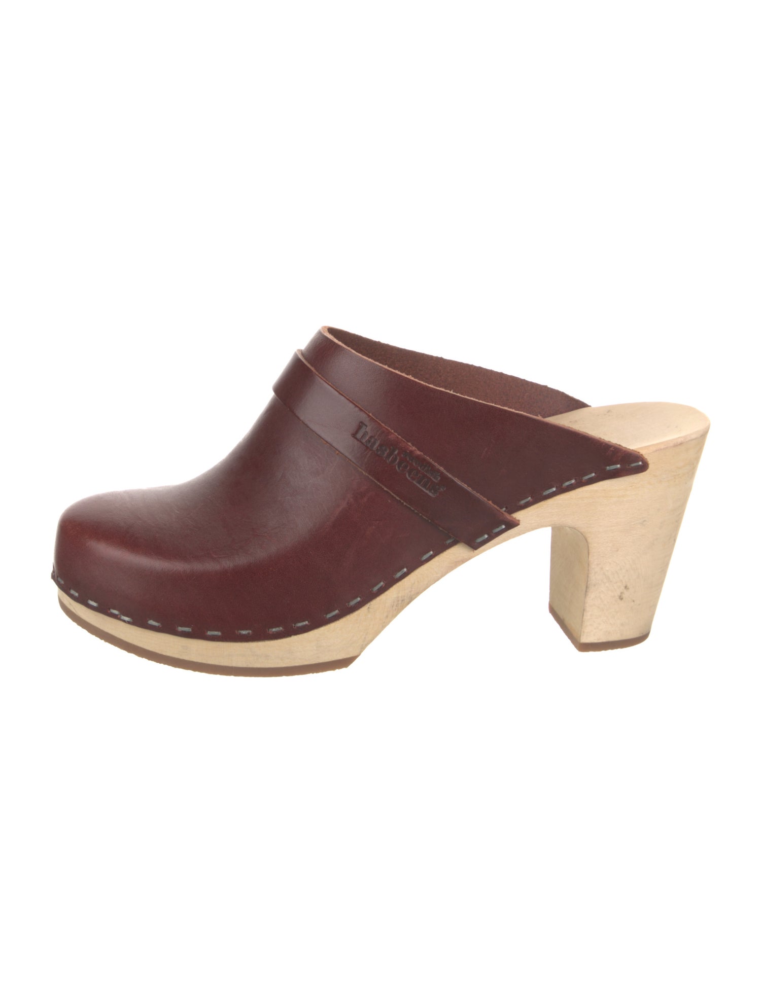 Swedish Hasbeens Leather Mules