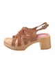 Swedish Hasbeens Leather Slingback Sandals