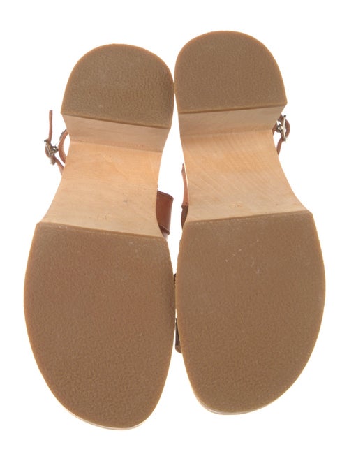 Swedish Hasbeens Leather Slingback Sandals