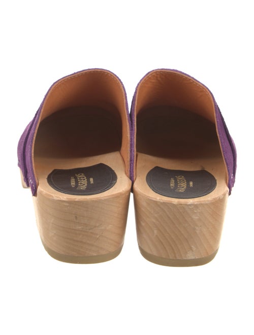 Swedish Hasbeens Suede Mules