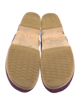 Swedish Hasbeens Suede Mules