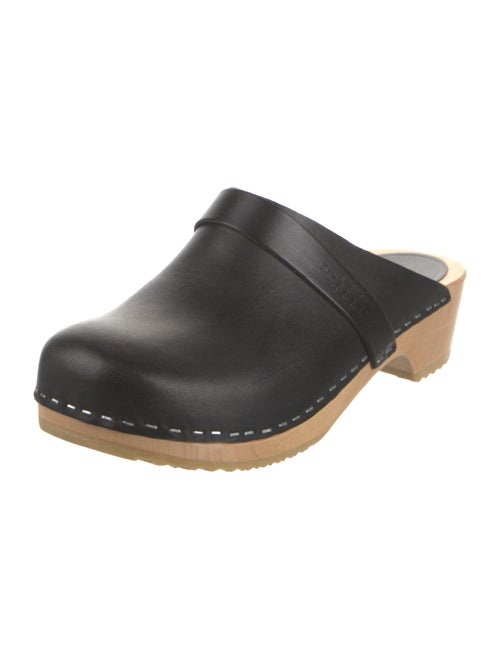 Swedish Hasbeens Leather Mules