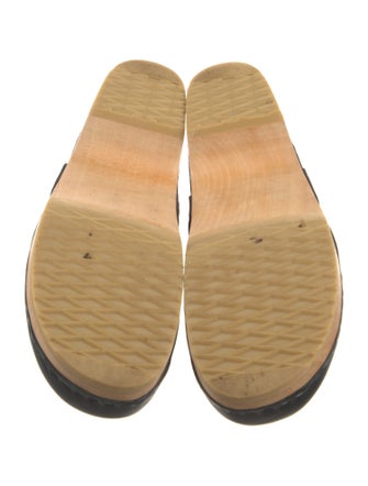 Swedish Hasbeens Leather Mules