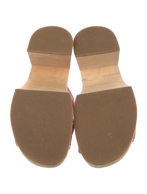 Swedish Hasbeens Leather Slides