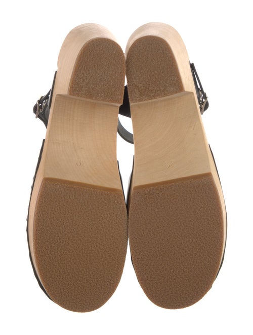 Swedish Hasbeens Leather Slingback Pumps