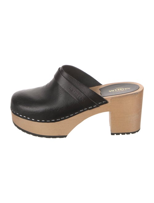 Swedish Hasbeens Leather Mules